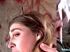 Public agent Rhiannon Ryder nailed under a bridge