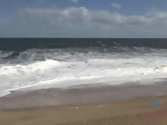 Анальный секс, Пляж, Пальцем, Масло, Оргазм, От первого лица, Киски, Сиськи