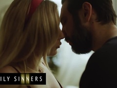 Blonde, Sucer une bite, Famille, Léchez, Naturelle, Chatte, Rasée, Gicler