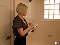 ブロンド, フェラチオ, エロ熟女, イく瞬間, 熟年, 淫乱熟女, 小柄, オッパイの