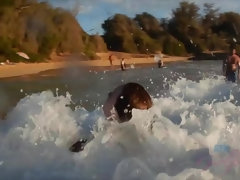 素人, ビキニ, 彼女, アウトドア, 小柄, ハメ撮り, オマンコ, オッパイの