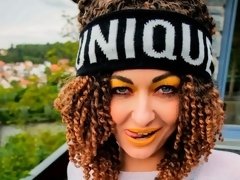 アナル, フェラチオ, 茶髪の, バック, ダブル開発, 手コキする, 3p男男女, 三人