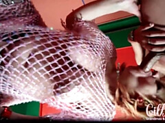 デカパイ, フェラチオ, エロ熟女, イく瞬間, 手コキする, 熟年, 淫乱熟女, 赤毛