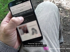 Blondine, Blasen, Kehlenfick, Deutsch, Brille, Handjob, Pov, Realität