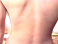 Two lovers love to fuck on the bed hard