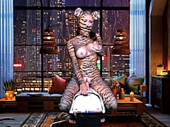 デカパイ, フェラチオ, 女, Hd, オナニー, オーガズム, おもちゃ, ウェブカメラ