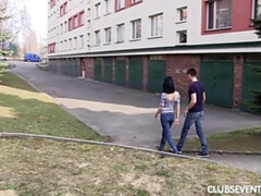 Blasen, Braunhaarige, Verein, Europäisch, Hardcore, Rasiert, Jungendliche (18+), Titten
