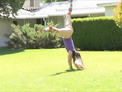 Bailar, Extremo, Gimnasio, Masaje, Masturbación, Orgasmo, Público, Deporte