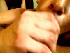 Extreme Close Up Huge Uncut Cock Facial