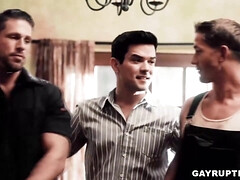 アナル, 茶髪の, チン, ゲイ, グループ, ハードコア, のぞき