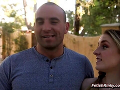 Blondine, Fesselspiele, Fetisch, Würgen, Hardcore, Hd, Sklave, Ehefrau