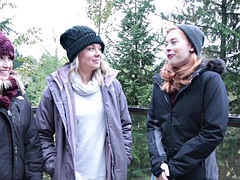 素人, 美女, ブロンド, 指いじり, ドイツ人, レズビアン, 三人, おもちゃ