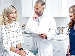 Gros cul, Grosse bite, Médecin, En levrette, Léchez, Chatte, Adolescente, Nénés