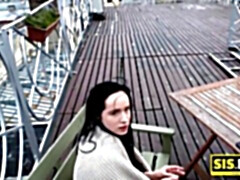 フェラチオ, 兄弟, アウトドア, 現実, ロシア人, 姉妹, 喫煙, ティーン