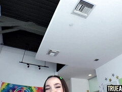 TRUE ASS FUCK Going raw in Rissa May's booty