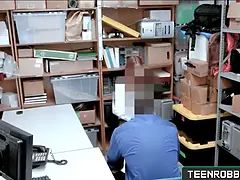 デカチン, フェラチオ, バック, 怪物, 自然山雀, 小柄, ポリス, ティーン