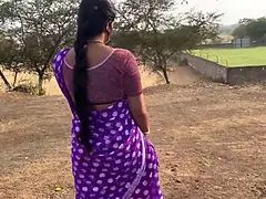 Plage, Couple, Mignonne, Hd, Fait maison, Indienne, Maman, Public