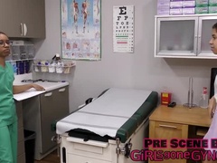 アメリカ人, 舞台裏, 医者, フェムドム, 婦人科, 天然, 自然山雀, 看護婦