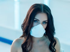 Brunette brune, Doigter, Béant, Branlette thaïlandaise, Lingerie, Masturbation, Seins naturels, Solo