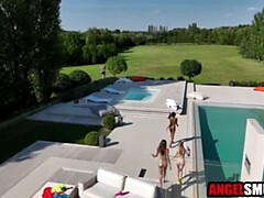 Noire, Queue, Noir ébène, Famille, Le plan cul à quatre, Petite femme, Tabou, Adolescente