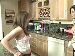 アナル, フェラチオ, 茶髪の, 毛深い, 下着, 淫乱熟女