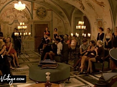 お尻, ブロンド, フェラチオ, 乱交, グループ, Hd, 下着, ユニフォーム