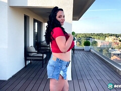 茶髪の, 巨乳な, Hd, マッサージ, 天然, 自然山雀, オイル, 一人