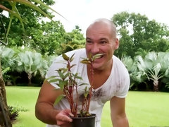 Badpak, Blond, Pijpbeurt, Rondborstig, Hd, Natuurlijke tieten, Kut duiken, Rijden