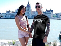 アジア人, お尻, 舐める尻, フェラチオ, 異人種間, キス, ティーン, タイ