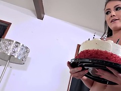 ブロンド, フェラチオ, 茶髪の, ぽちゃ, 手コキする, メイド, ハメ撮り, ティーン