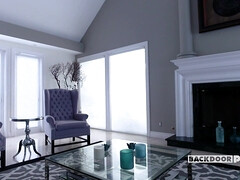 Anal, Cul, Brunette brune, Dingue, Orgasme, Chatte, Nénés, Mouillée