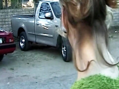 Admire a blonde beauty's tender care in a sensual moment