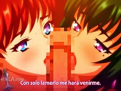 Big tit babe Youma Shoukan E takes on Youkoso Capitulo 2 in uncensored double penetration action