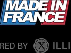 デカ尻, デカチン, デカパイ, フェラチオ, 茶髪の, フランス人, 三人, オッパイの