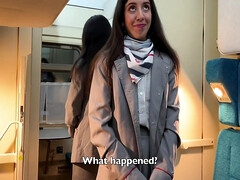 The Guilty Train Conductor Offered A Premium Service To The Passenger - Anal And Cumwalk 19 Min