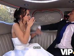 Grosse titten, Braut, Kleid, Hd, Ehemann, Strümpfe, Tätowierung, Ehefrau