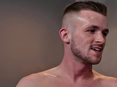 素人, アナル, ゲイ, 手コキする, オナニー, 筋肉