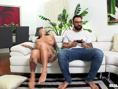 素人, アナル, アスtoマウス, 彼女, 異人種間, なめる, タトゥー, 濡れ