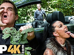 Schwarz, Braunhaarige, Vollbusig, Paar, Schwanz, Hd, Verführt, Bizarr