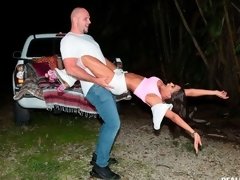 Culo, Mamada, Coche, Estilo perrito, Ébano, Pajear, Adolescente, Tetas