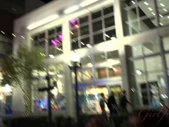 Amateur, Salle de bains, Brunette brune, Poupée, Robe, Chatte, Rasée, Nénés