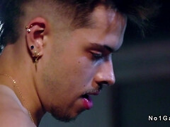 アナル, フェラチオ, ゲイ, 手コキする, 筋肉, アウトドア, コキ, フェラする