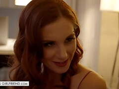 Pijpbeurt, Fetisj, Hardcore, Hd, Ondergoed, Kut duiken, Roodharige vrouw, Kousen