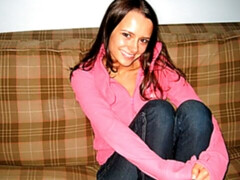 Amateur, Brunette brune, Doigter, Souple, Solo, Dénudage, Adolescente, Nénés