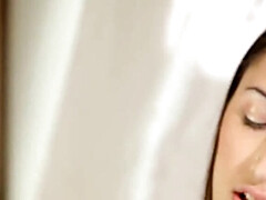 Pijpbeurt, Sperma, Hd, Masseren, Natuurlijke tieten, Orgasme, Geschoren, Kousen