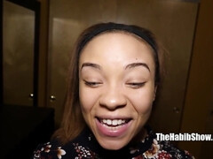 Enthousiasteling, Aziatisch, Grote lul, Grote mammen, Rondborstig, Zwart, Ouderwets, Tieten likken