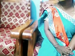 Desi Aunty Steals Gold Chain - Big Tits Indian Step Aunt Gets Fingering Lesson
