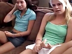 18 años, Morena, Novia, Lesbiana, Coño, Adolescente, Apretado, Tetas