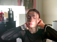 Amateur, Sucer une bite, Éjaculer dans la bouche, Queue, Petite amie, Branlette thaïlandaise, Rousse roux, Adolescente