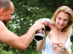 お尻, フェラチオ, 手コキする, 乳首, ハメ撮り, 剃毛, ティーン, オッパイの